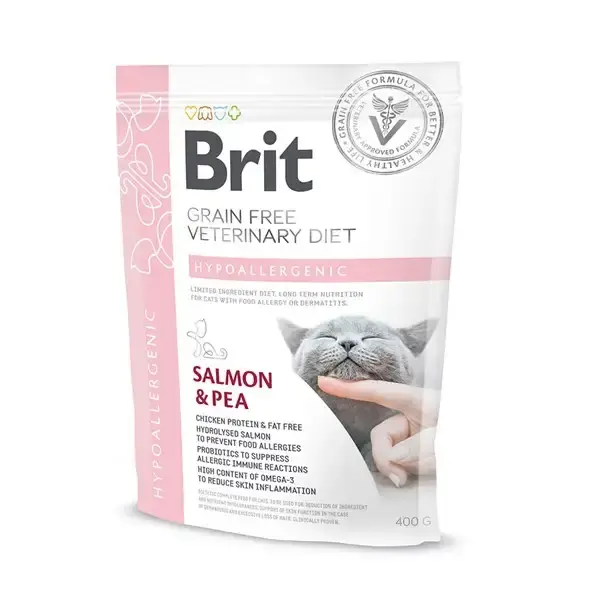 Nyhet hos oss - Brit GF Vet Diets Cat Hypoallergenic 400g