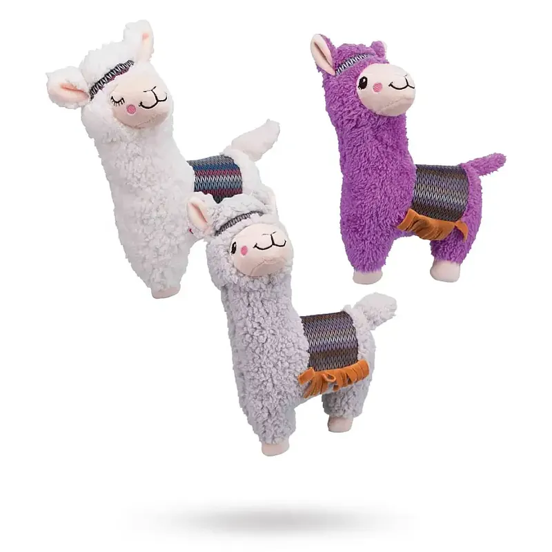Alpacka 31 cm – Mjuk hundleksak med pip - Begränsat lager