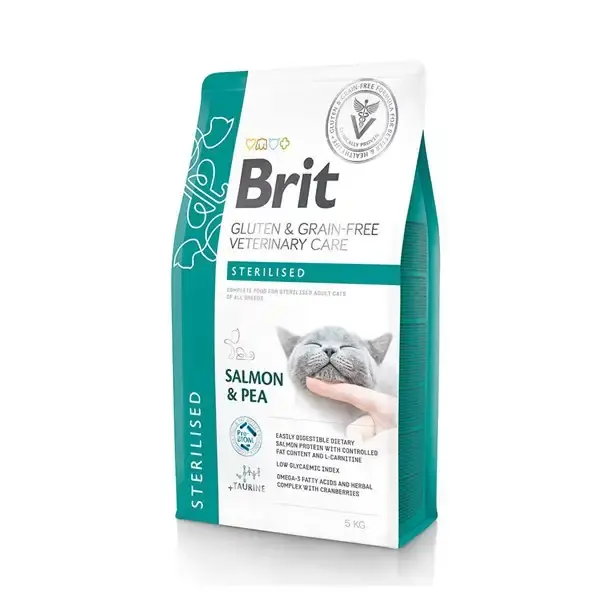 Brit GF Vet Diets Cat Sterilized 5kg - Hög kvalitet