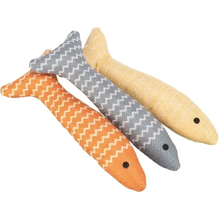 Fisk, tyg, catnip, 20 cm - Kanonerbjudande
