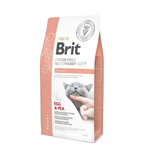 Slutrea - Brit GF Vet Diets Cat Renal 5kg