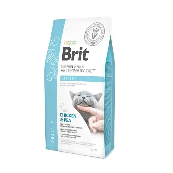 Direkt från tillverkaren | Brit GF Vet Diets Cat Obesity 5kg