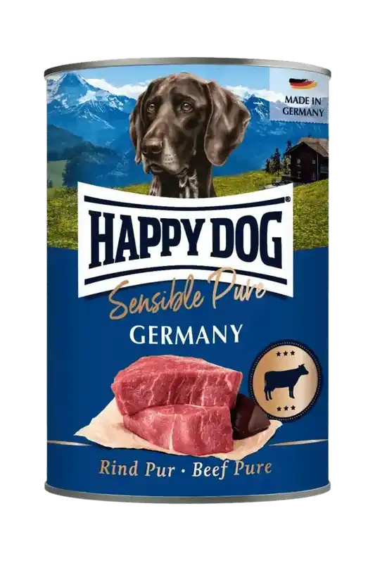 Kundfavorit | Happy Dog Sensible Pure Germany – Nötkött våtfoder 400 g