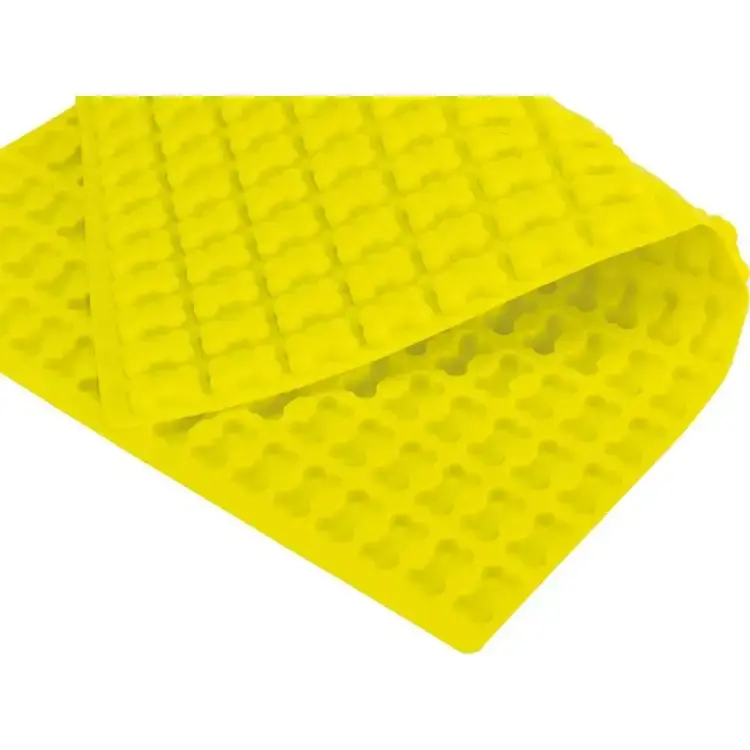 Bakform / Lick´n´Snack-platta, ben, neongrön silikon, 38 × 28 cm | Utförsäljning