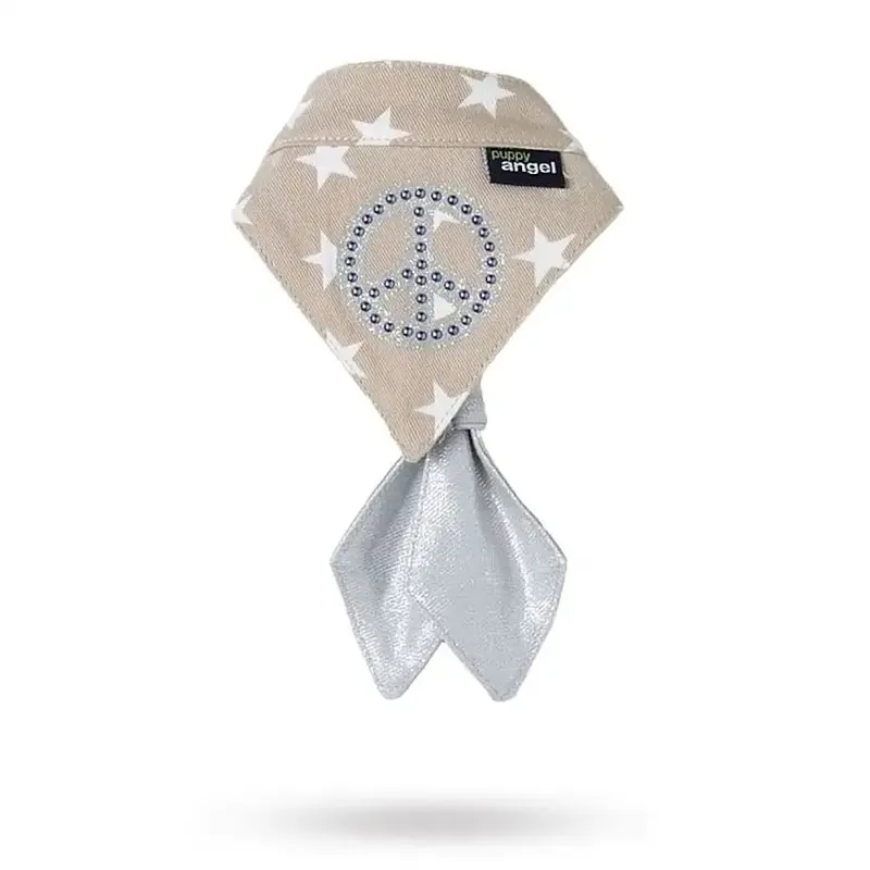 Peace Star Scarf Beige - Superpris