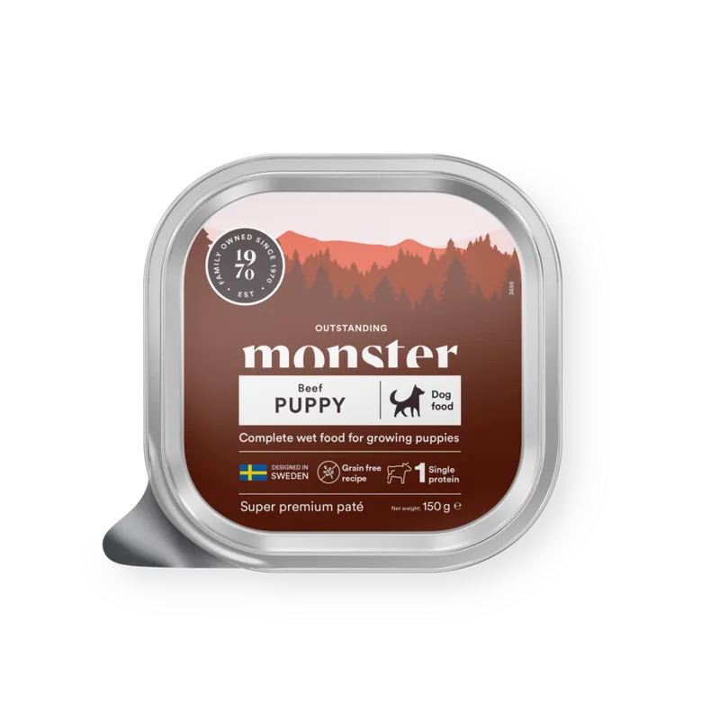 Monster Dog Puppy Paté 150g | Begränsat antal