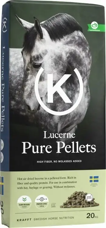 KRAFFT Lucerne Pure Pellets 20kg - Snabb leverans