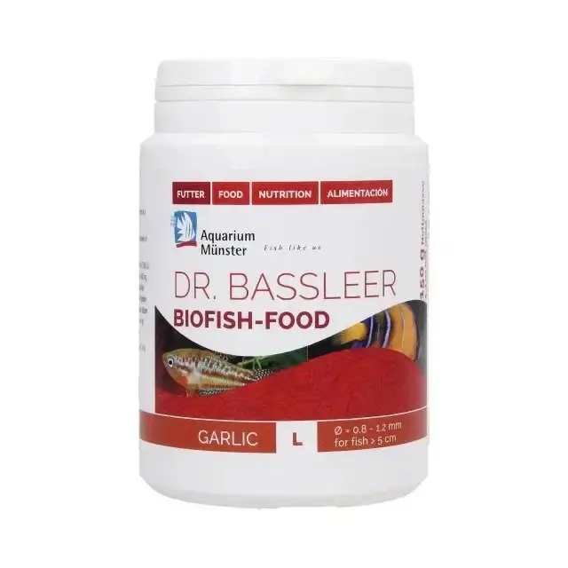 Favorit hos kunderna - Dr Bassleer Biofish Food – Garlic – L – 60 g