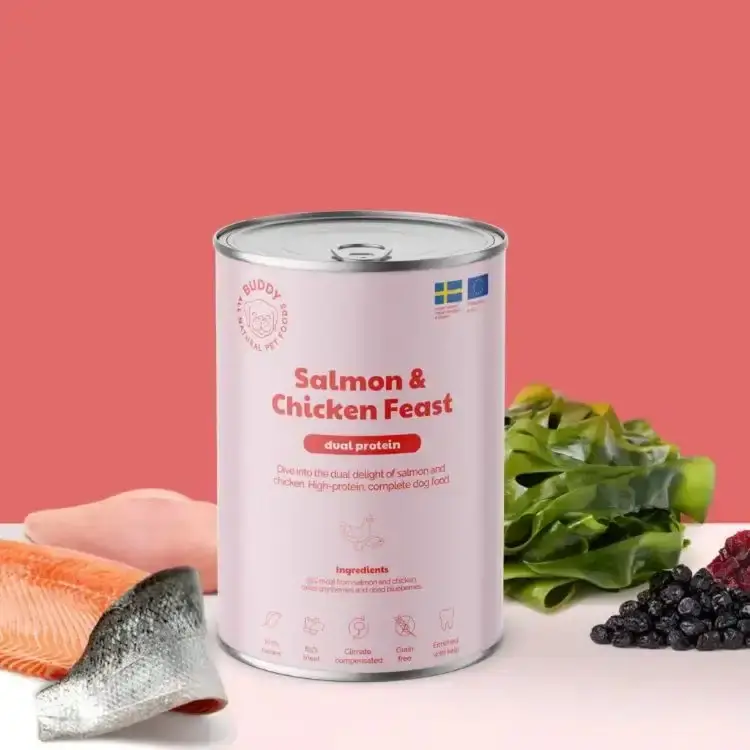 Populärt just nu | Buddy Salmon & Chicken Feast 400g