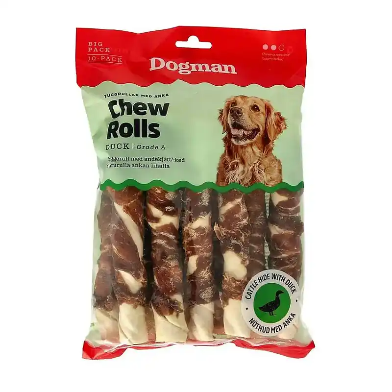 Tuggrullar med Anka 10p Vit 17,5cm-310112 - Klar att skickas