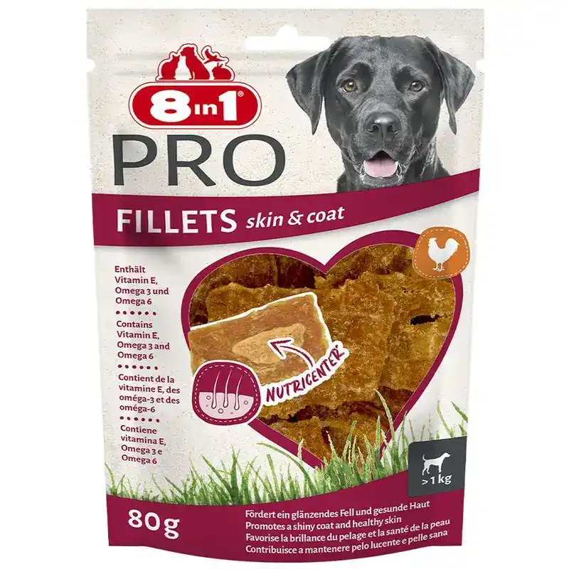 Väl omtyckt - 8in1 Fillets Pro Skin & Coat 80 g-326307.4