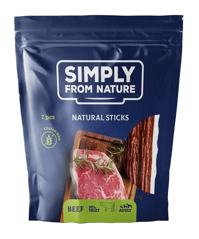 Bästsäljare - SIMPLY FROM Nature Nature Sticks med nötkött Nature Sticks med nötkött 7 st.