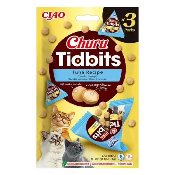 Handla nu - Churu tidbits tuna 3-pack
