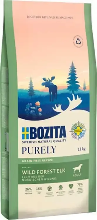 Storsäljare - Bozita Purely Adult Elk 11 kg