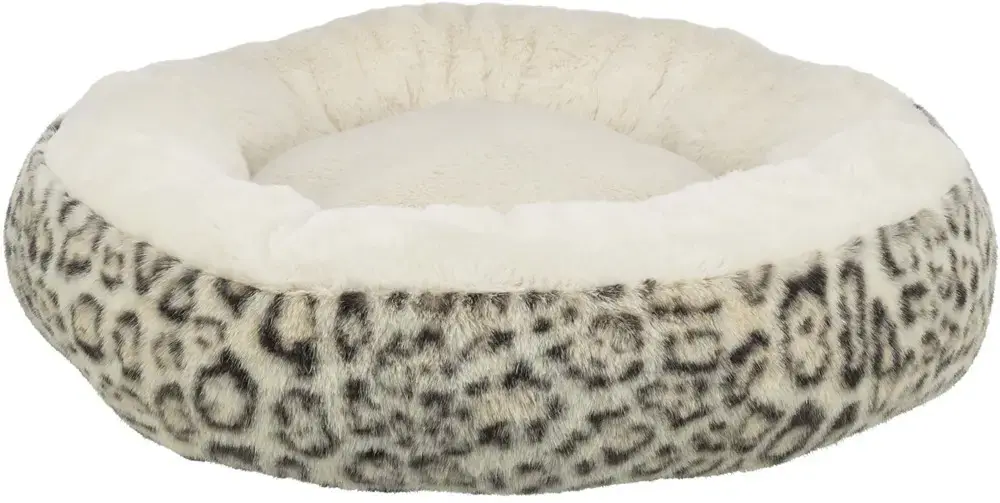 Spara mer - Kattsäng ljus Leopard, ø 50 cm