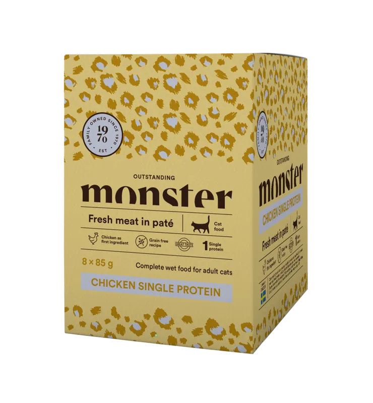 Monster Adult Pouch chicken 8x85g | Kundernas favorit