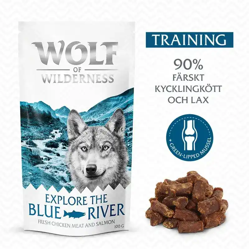 Begränsat antal - Wolf of Wilderness Training “Explore the Blue River” Kyckling & lax-1970612.0