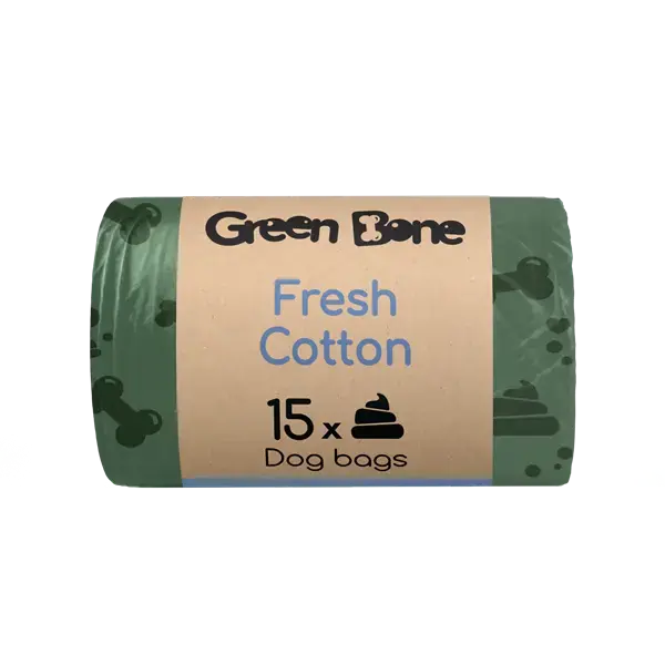 Missa inte - Green Bone bajspåsar 15-pack – Fresh cotton