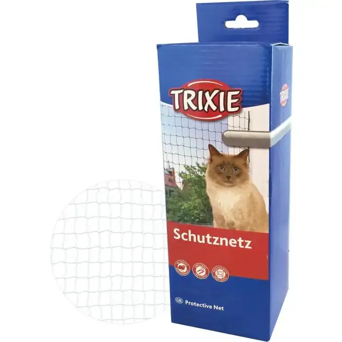 Trixie Balkongnät Transparent – Slitstarkt säkerhetsnät för balkong | Ta chansen