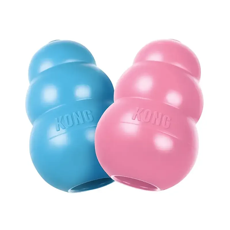 Gratis retur | Leksak Kong Puppy Rosa/Blå 13-30 kg