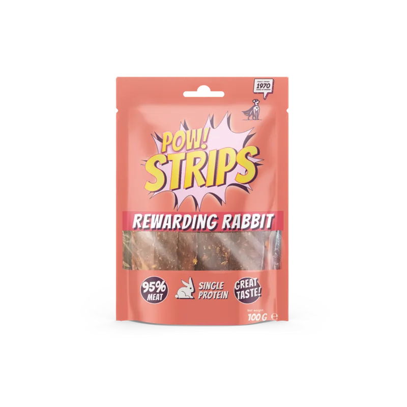 Lågt pris | POW! Rewarding Rabbit Strips 100g