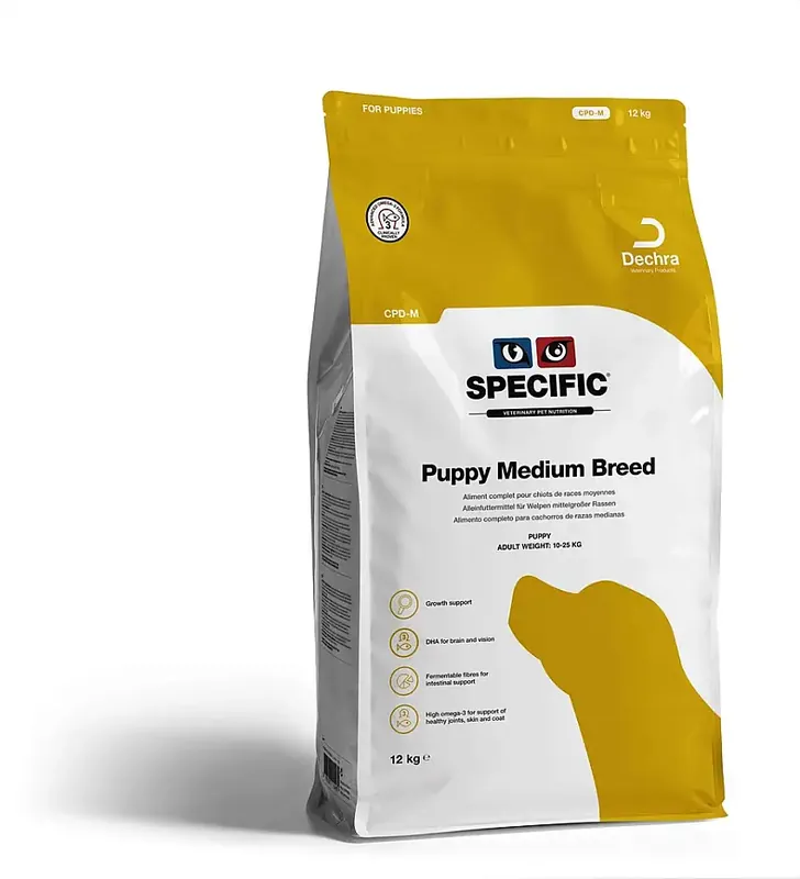 Specific CPD-M Puppy Medium Breed Dog 12 kg - Direkt från fabriken