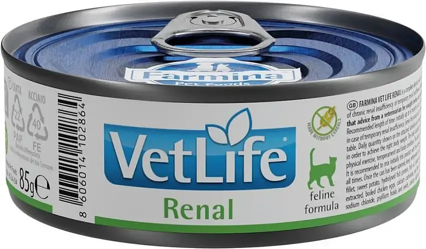Smidig beställning - FARMINA VET Life natural diet cat renal 85 g