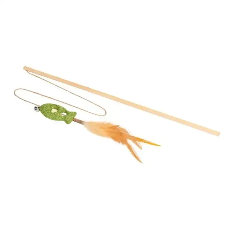 Slutrea | WAUCAT Kattvippa Fisk, Fjädrar och Kattmynta 60cm