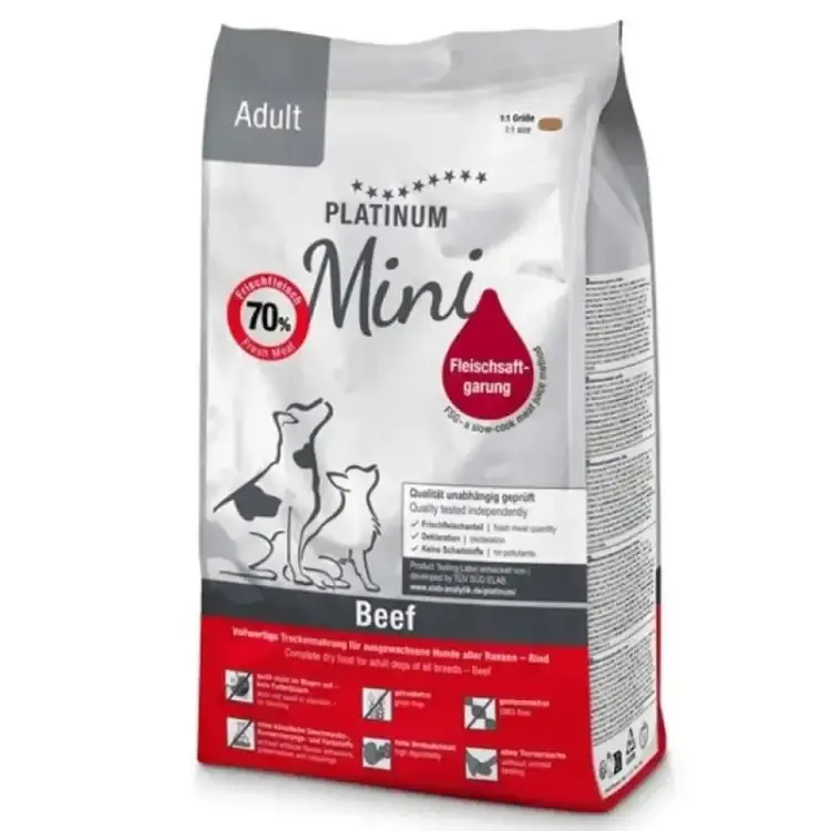Platinum Mini Adult Beef & Potato 900 g - Passa på nu