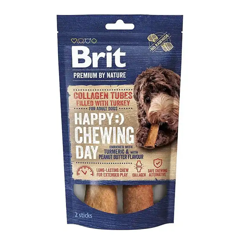 Bra pris just nu - Brit Premium By Nature Collagen Tuggrullar med Kalkon 2-pack