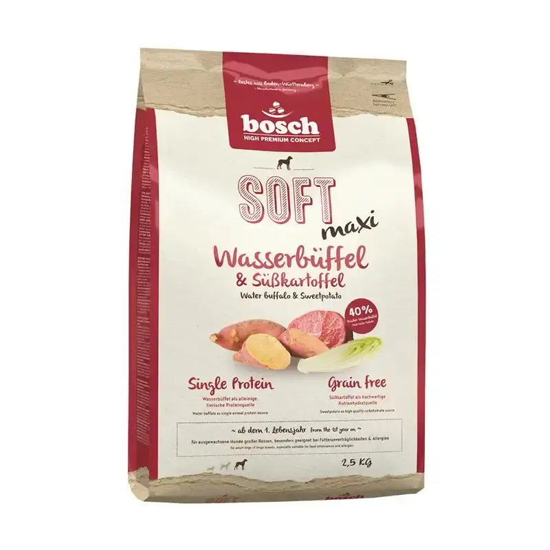 BOSCH Soft Maxi Vattenbuffel & sötpotatis 2,5 kg | Topprodukt