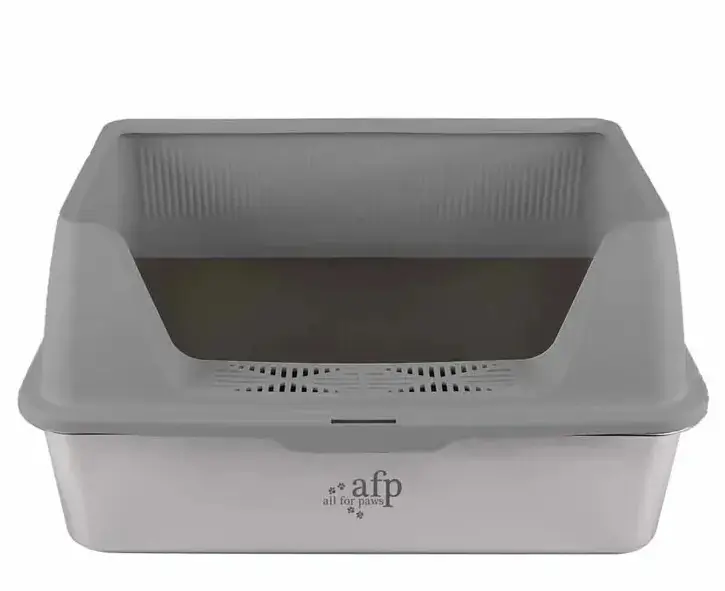 Specialpris - Kattlåda Stainless Steel Grå