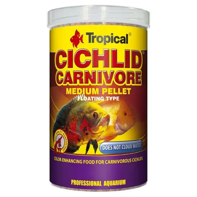 Kan beställas online | Tropical Cichlid Carnivore Medium Pellet – 1000 ml