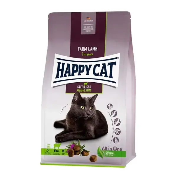 Populär - Happy Cat Adult sterilised lamm 10kg