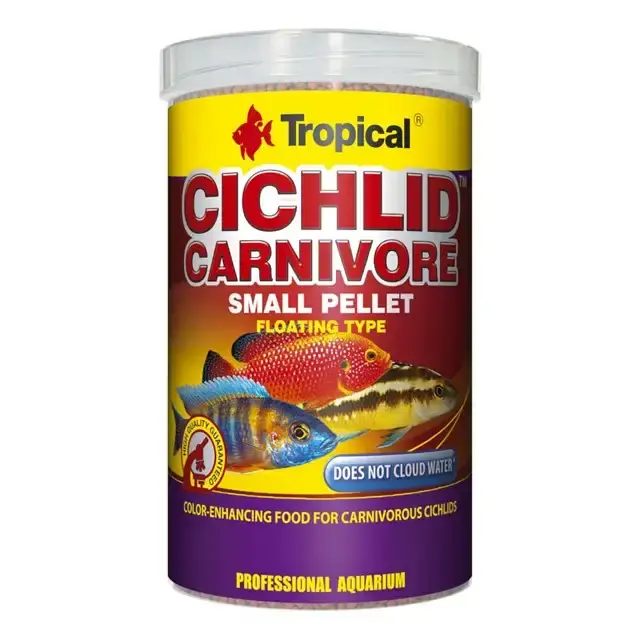 Tropical Cichlid Carnivore Small Pellet – 250 ml | Bara denna vecka