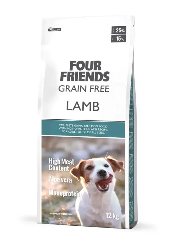 FourFriends Dog Grain Free Lamb 12 kg - Kampanjen går snart ut