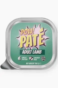 Nytt i sortimentet | POW! Dog Adult Lamb paté 150g