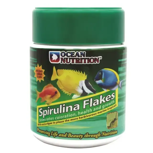 Ocean Nutrition Spirulina Flakes – 34 g | Finns att beställa