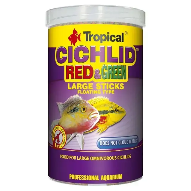 Tropical Cichlid Red & Green Large Sticks – 1000 ml - Lägg i varukorg