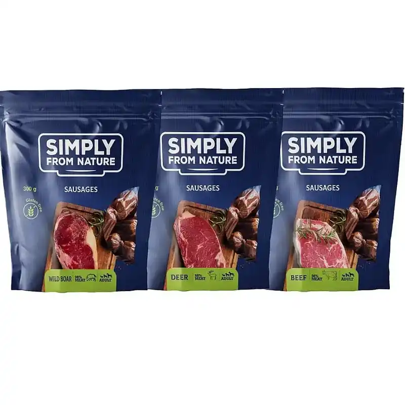 Reapris - SIMPLY FROM Nature Naturalne kiełbaski MIX SMAKÓW 300 g x 3 szt.