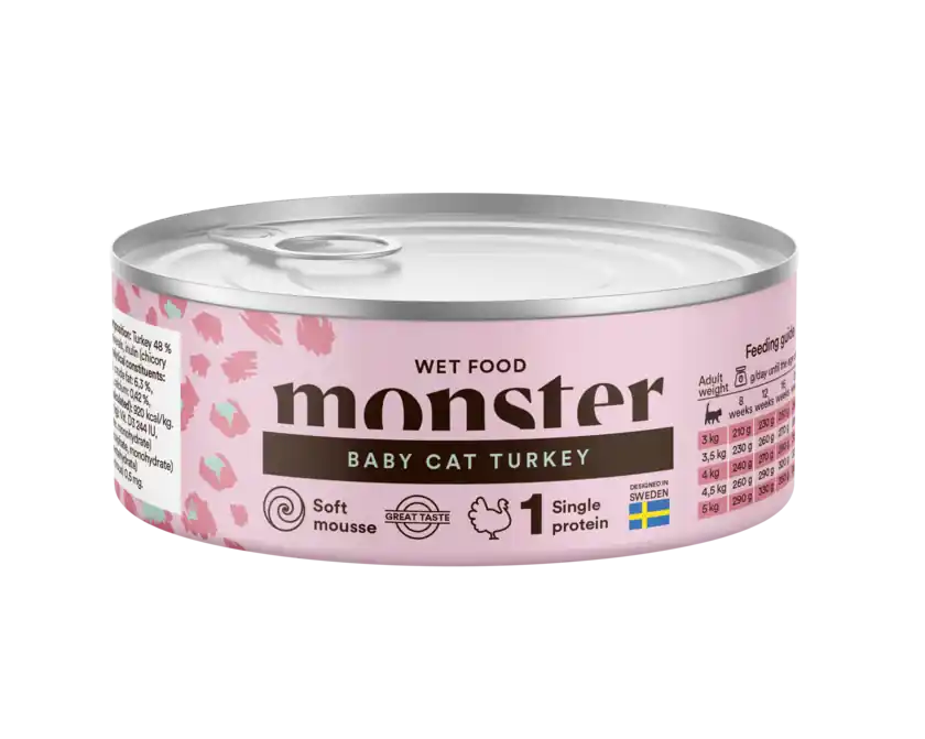 Missa inte | Monster Babycat Mousse 100g