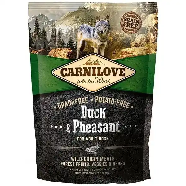 CARNILOVE Adult Anka & Fasan 1,5 kg - Erbjudande
