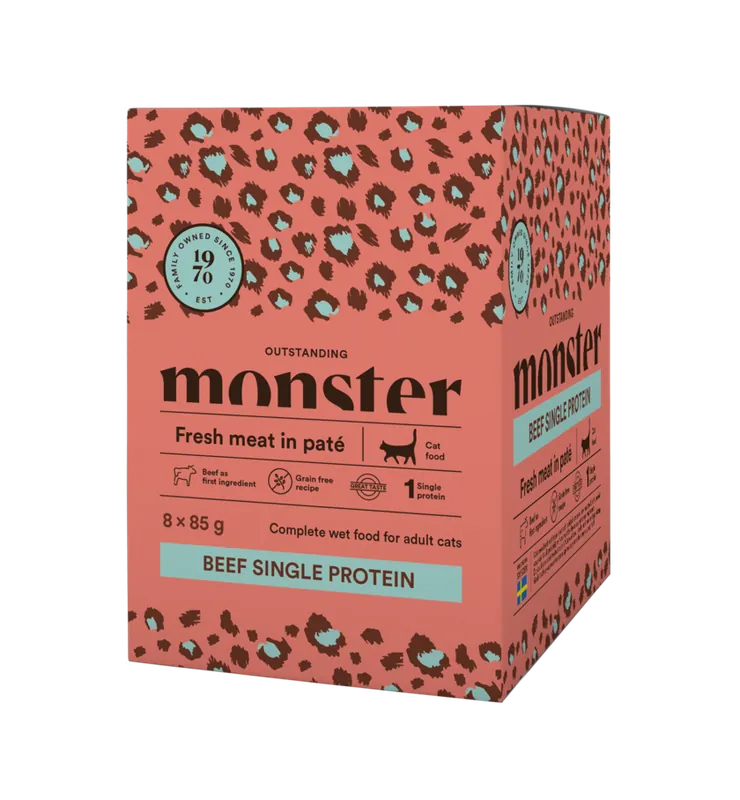 Passa på nu - Monster Adult Beef 8x85g