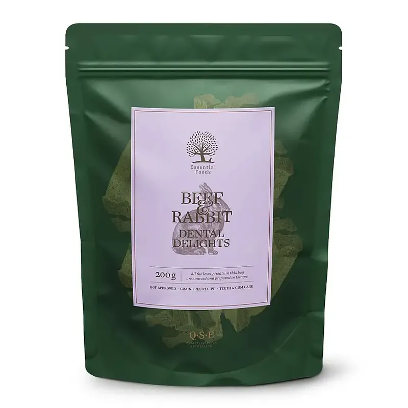 Passa på nu | Essential Foods Grain Free Delights Dentaltugg Kanin 200 g