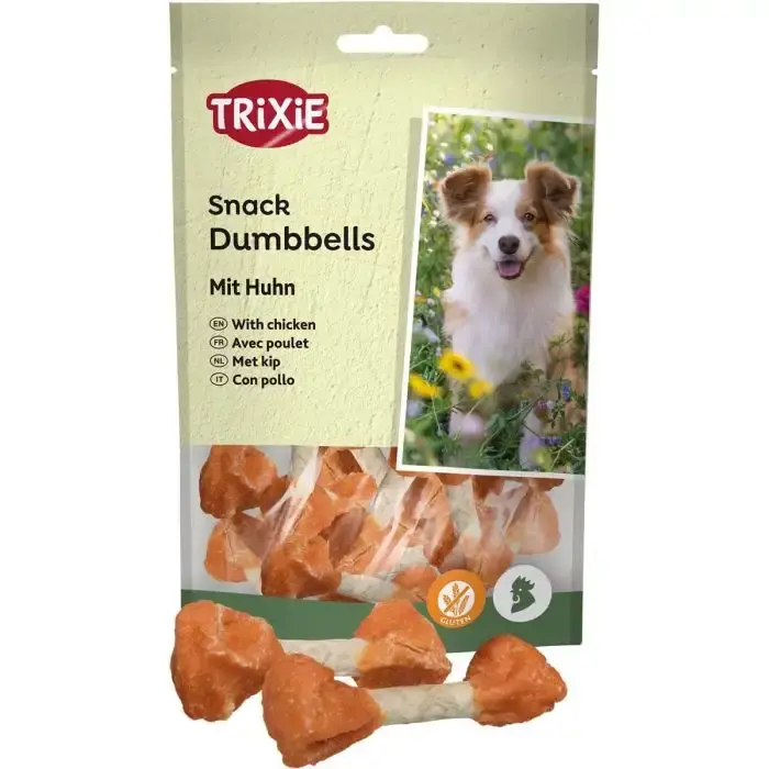 Endast ett fåtal kvar - Trixie Premio ChickenBites – Sockerfria malda tuggpinnar med torkad kyckling
