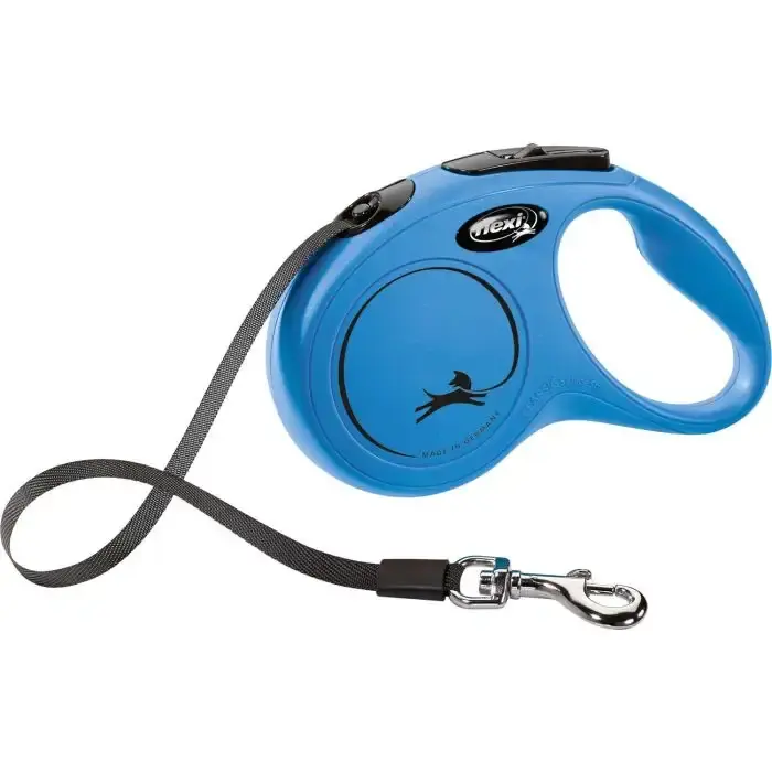 Flexi Classic Tape Blå 5m – Klassisk modell, 5 meter koppelband | Endast idag