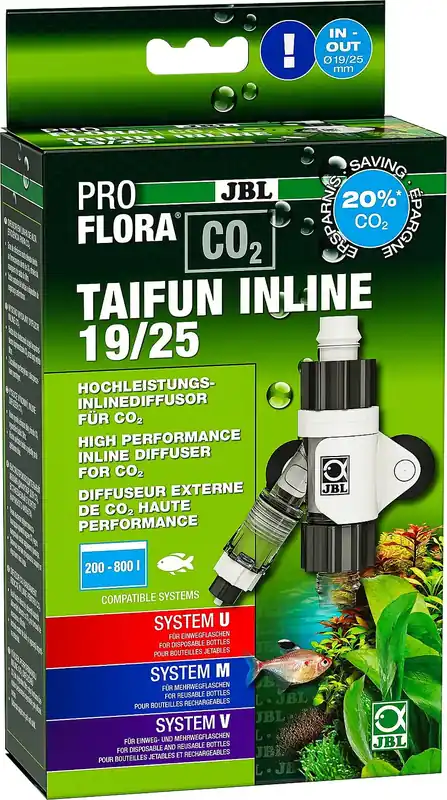 Fyndpris | JBL PROFLORA CO2 TAIFUN INLINE 19/25