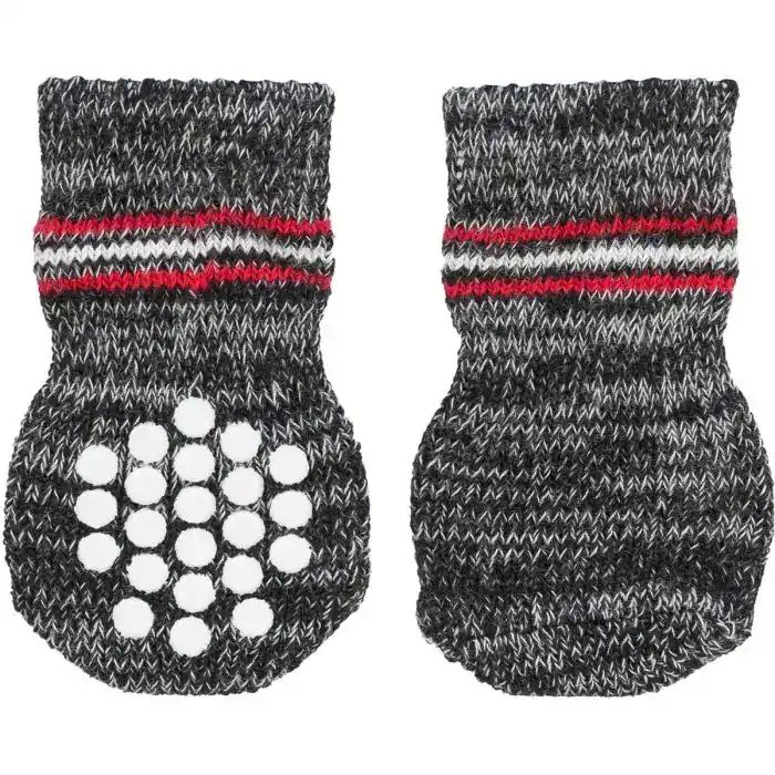 Trixie Hundsockor 2pack XXS-XS – Halkfria hundsockor av mjuk bomull | I lager