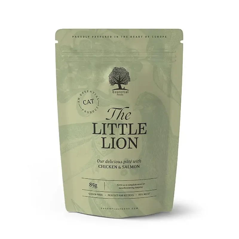 Essential Foods The Little Lion Paté Våtfoder till Kattunge 12×85 g | Försäljningssuccé