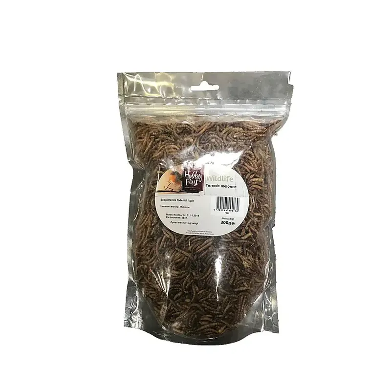 Hobby First Vildfågel Mjölmask 300g - Rekommenderas